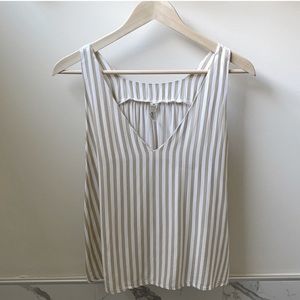 •VALIJA• Striped Sleeveless Top